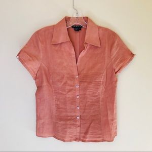 Tracy M. Linen Blouse